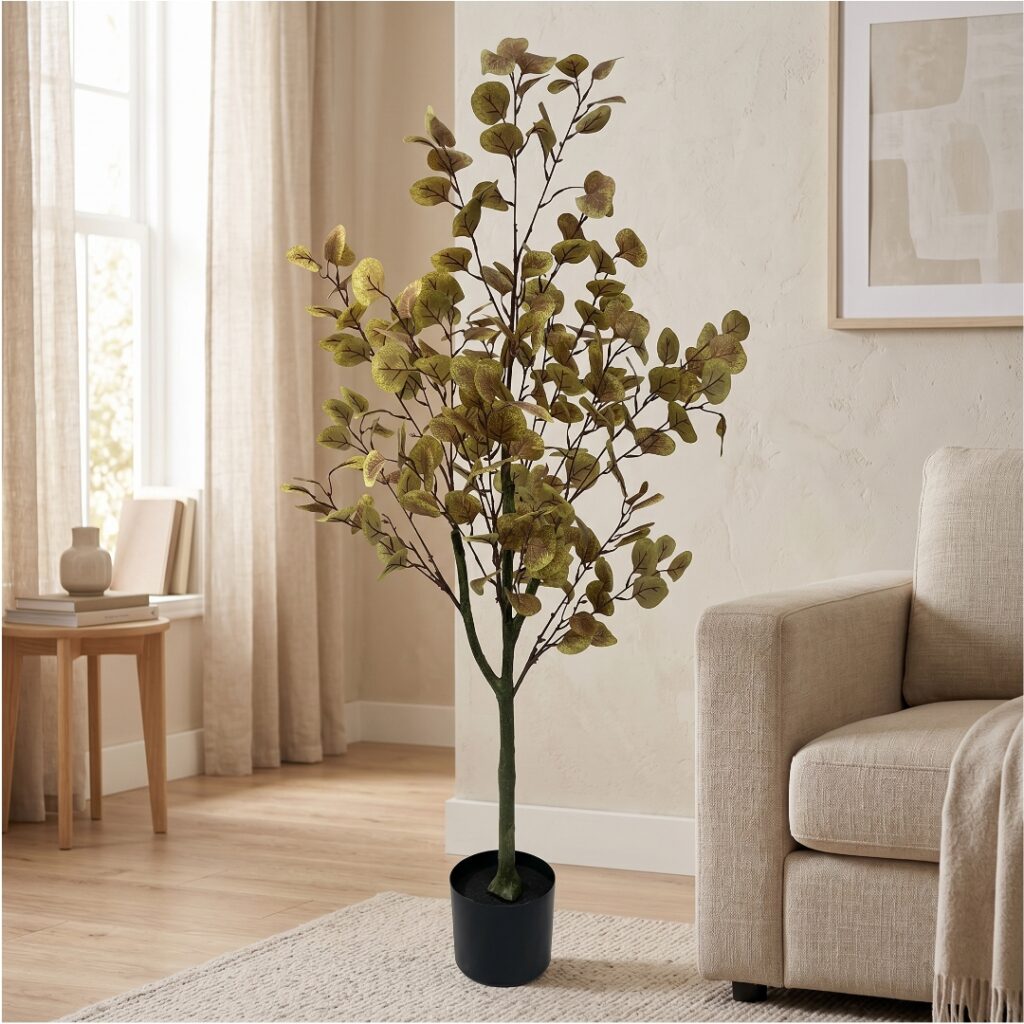 Umělý Eucalyptus (podzimní zbarvení) 180 cm - produktová galerie