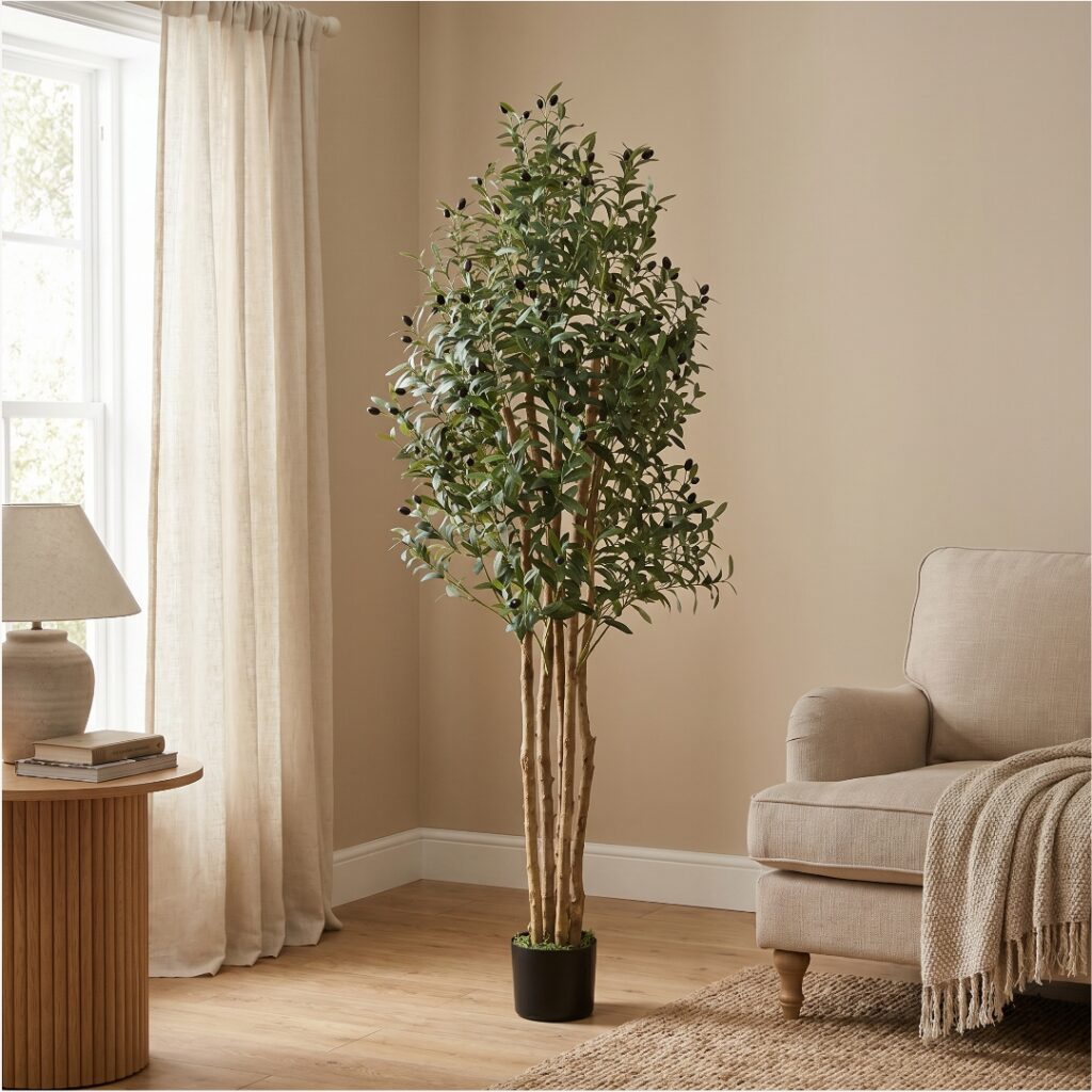 Umělý Olivovník Vícekmenný 150 cm - produktová galerie